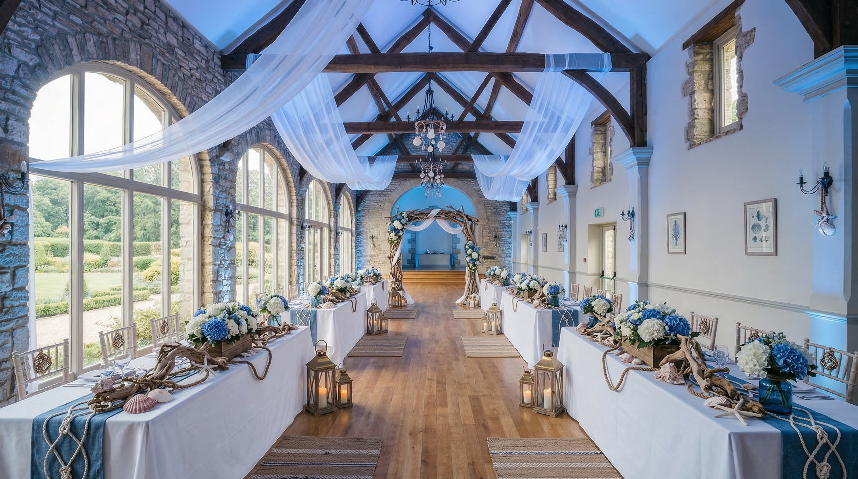 Coastal wedding style visualization