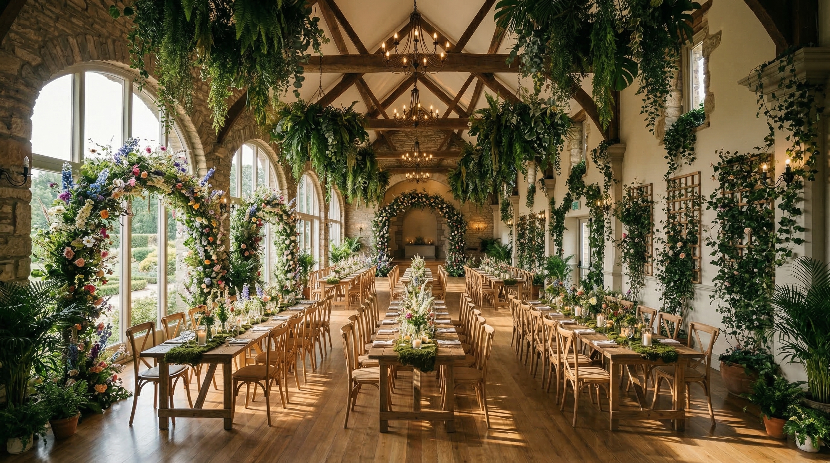 Garden Party wedding style visualization