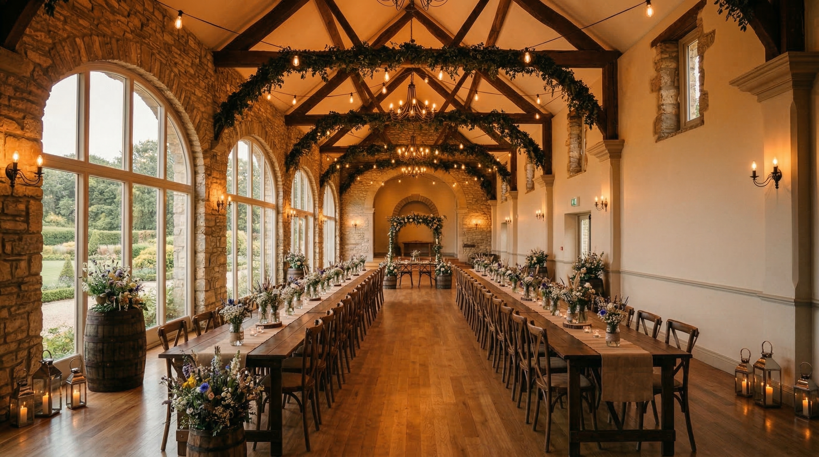 Rustic wedding style visualization
